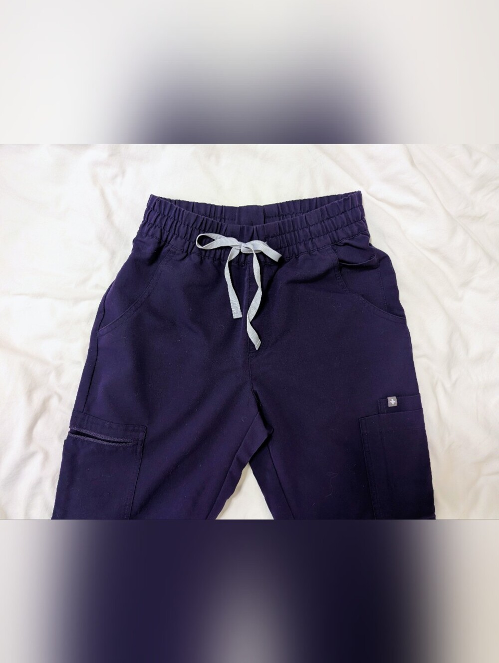 Figs High Waisted Uman Jogger | Purple Jam - Picture 2 of 4
